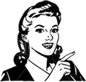 50s Retro Lady